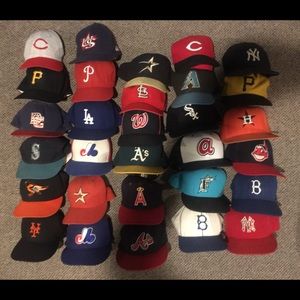 MLB New Era caps. 4 for $60. All for $350